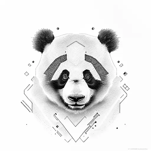 Aggressive Looking Panda
