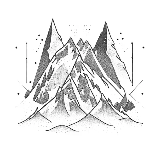 A Pair Of Hiking Boots Walking Towards A Glowing Mountain Peak