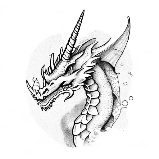 Dragon Unicorn Butterfly