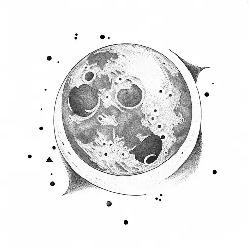 Moon With The Letter A