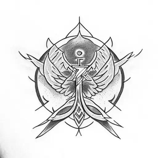 Phoenix Religious Cross