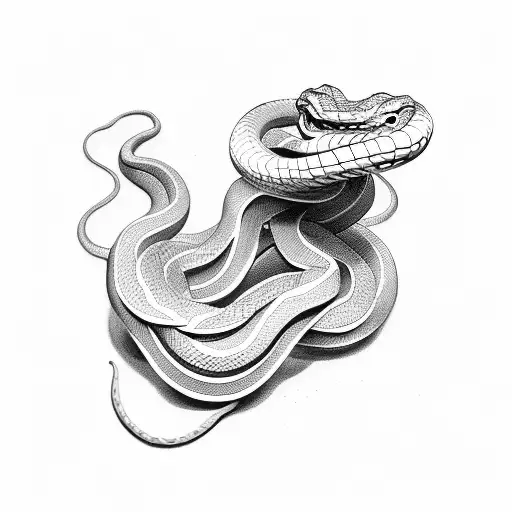 Snake Rising Up