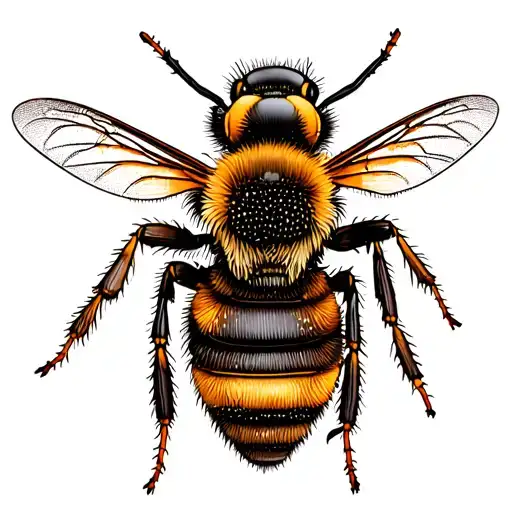 Bee And Cherry Blossoms Wrap