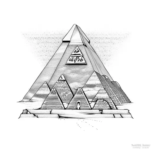 Egyptian Pyramids And Symbols