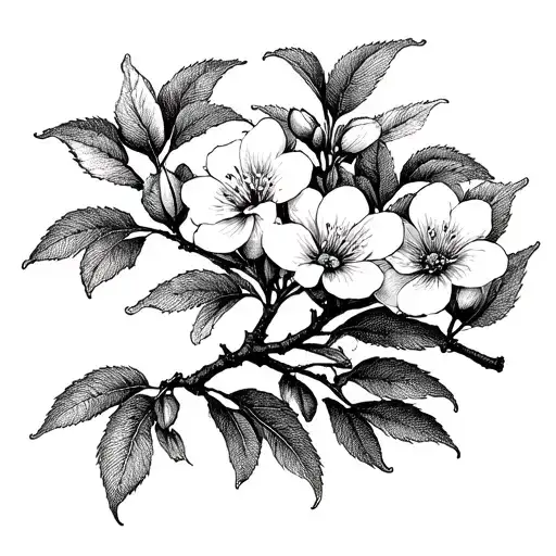 Almond Tree Flowers Blooming