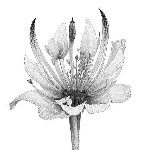 Camas Lilies And California Poppies