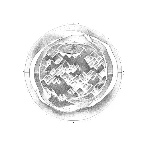 Nature Enclosed In A Circle