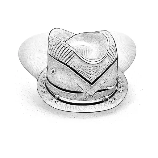 Woodtick Wearing A Cowboy Hat