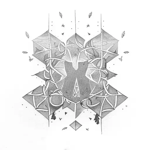 Thigh Tattoo Of Olive Tree Representing Palestine And Coordinates Of The City Of Lod In Palestine