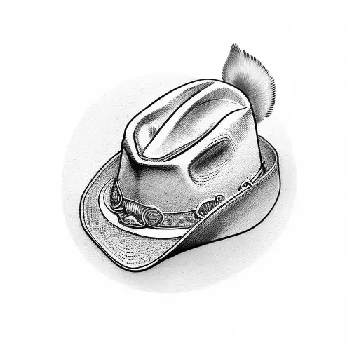 Goose With Cowboy Hat