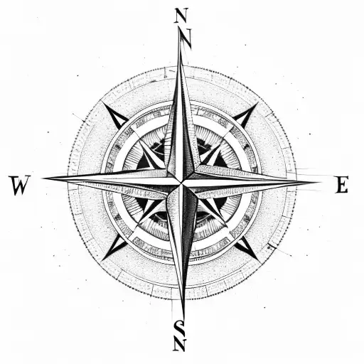 Compass Going Every Diection