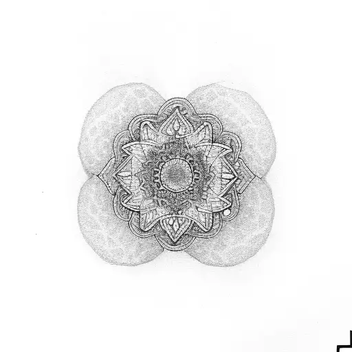 Ring Mandala With Semi-colon In Middle