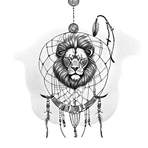 Dream Catcher With Lion