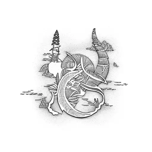 Hawaii Islands In The Shape Of Maui's Hook