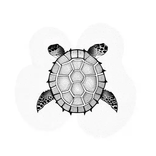 Geometric Sea Turtle