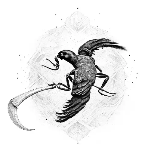 Crow And Scorpion