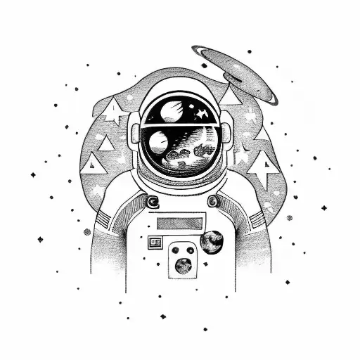 Spaceman And Card Deck