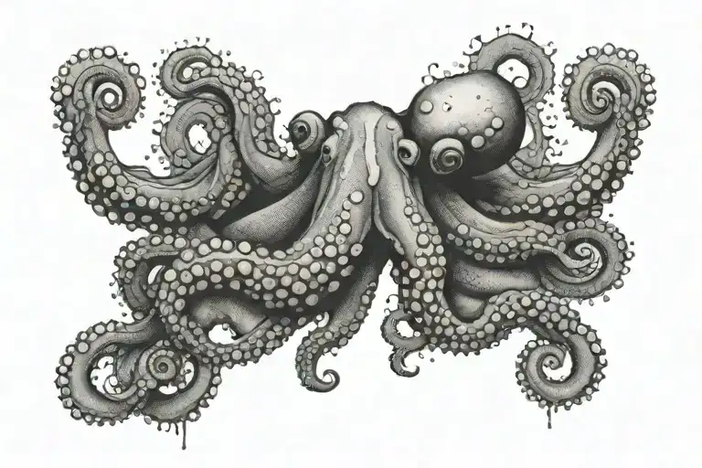 Nautical Map Octopus