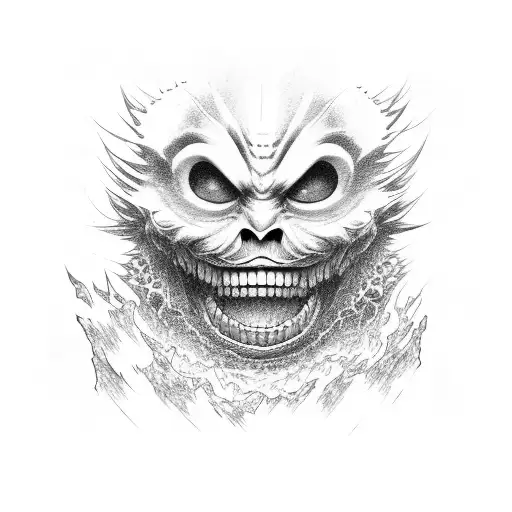 Guts Smile From Manga Berserk