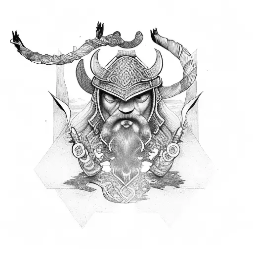 Viking Forest Animal Sleeve