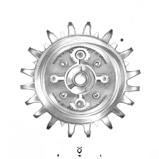 Open Book With Gears