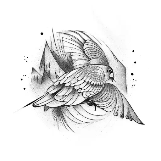 Bird Abstract Affects