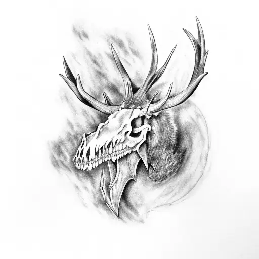 Great Irish Elk Skull Mask