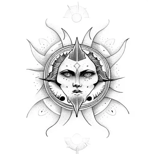 Sun And Moon And Angels