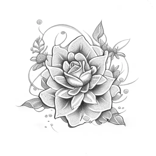 Faith Cross With Flowers