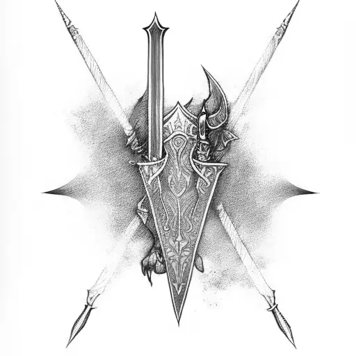 Fantasy Sword Towers Magician Arm