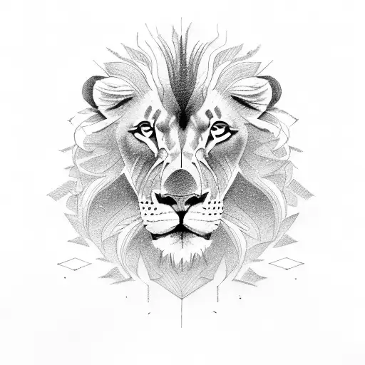 Strength Written In A Lion