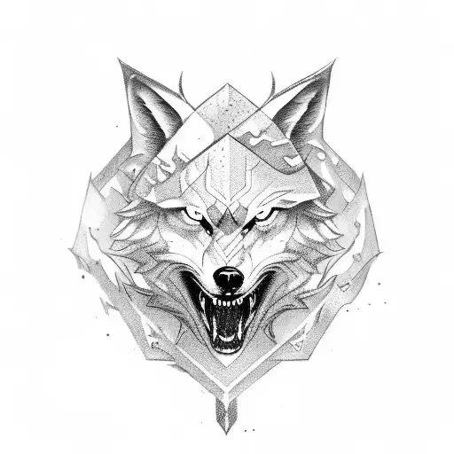 Sword With Wolf Head