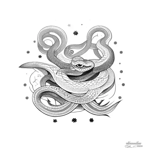 Snake And Stars