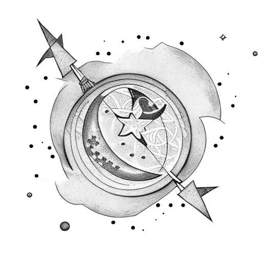 Three Stars And A Moon