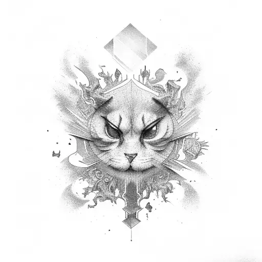 Faded Out Black Whole With Sunlight Negative Space