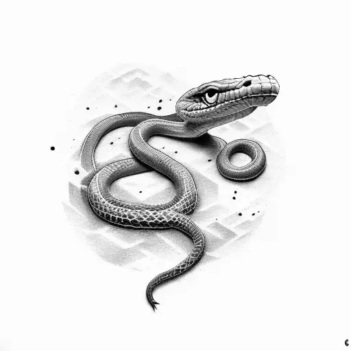 Snake With Knife With Gaming