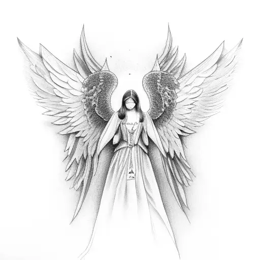 Angel And Pigeon Arm Complete