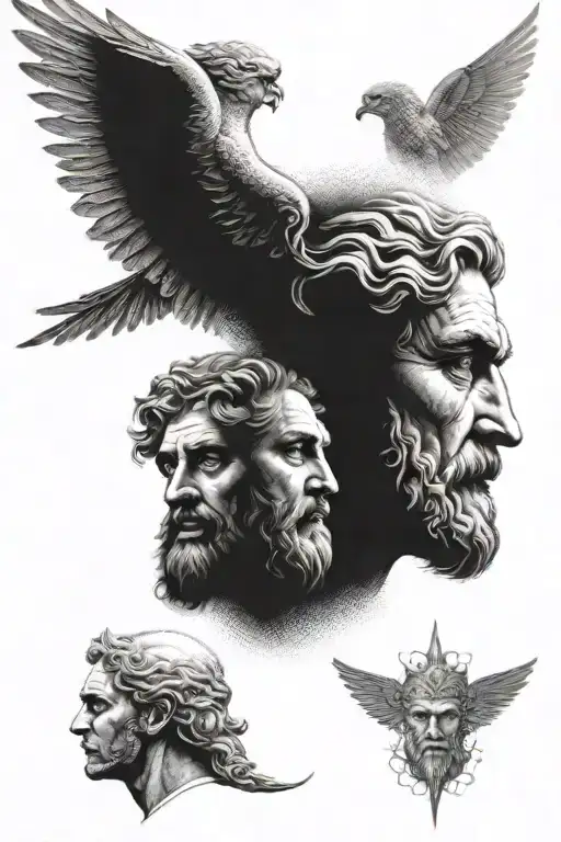 Angel And Zeus Face