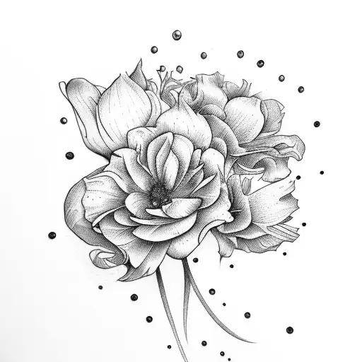 Birth Flower Bouquet July