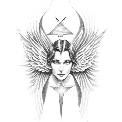 Angel With Star For Deceased Family Member