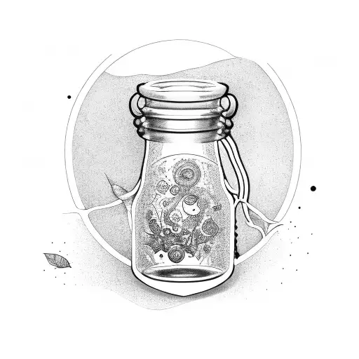 Potion Bottle With Fairy Inside