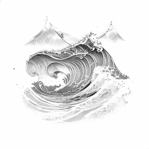 Ocean Wave With Music