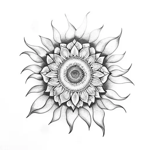 Sunflower Mandala