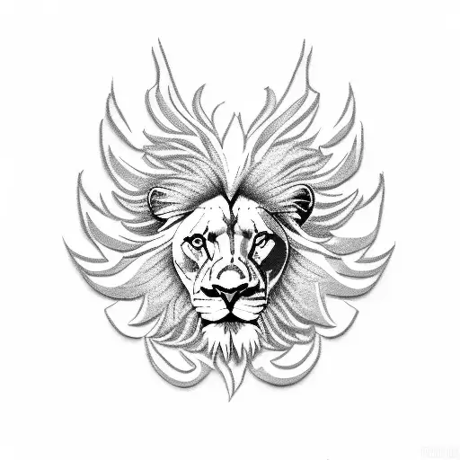 Lion And Eagle Surrounding Tottenham Logo
