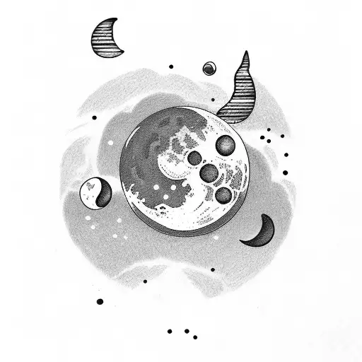 Moon With Name And Date