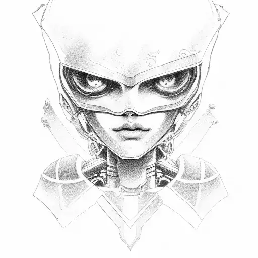 Battle Angel With Rose And Lily