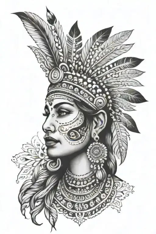 Indian Lady Head