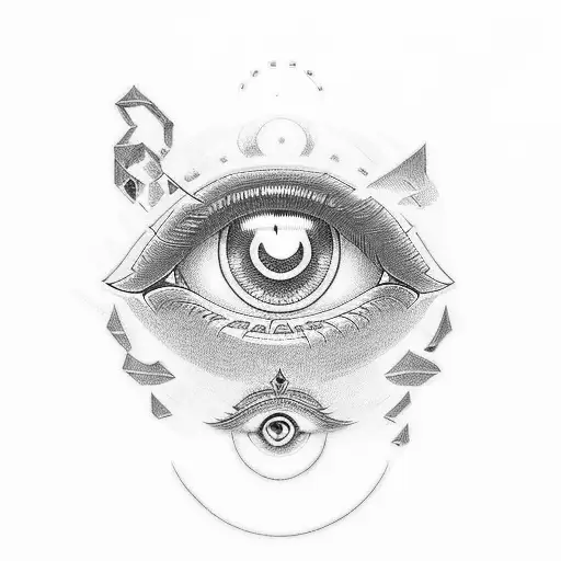 Gamer Controlling An Evil Eye As A Power-up