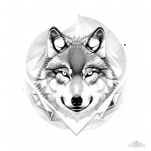 A Wolf Wearing Historical Armor And Carrying A Musical Instrument