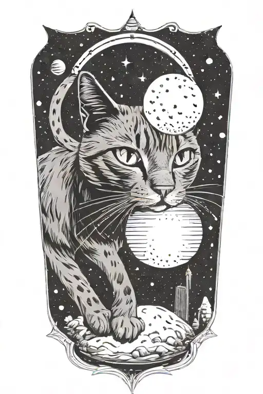 A Cat Abducted By Ufo